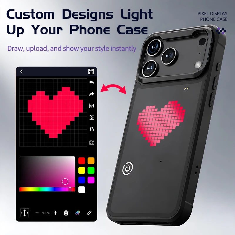 Phone Accessories Usa - DIY Mode with APP Image Screen