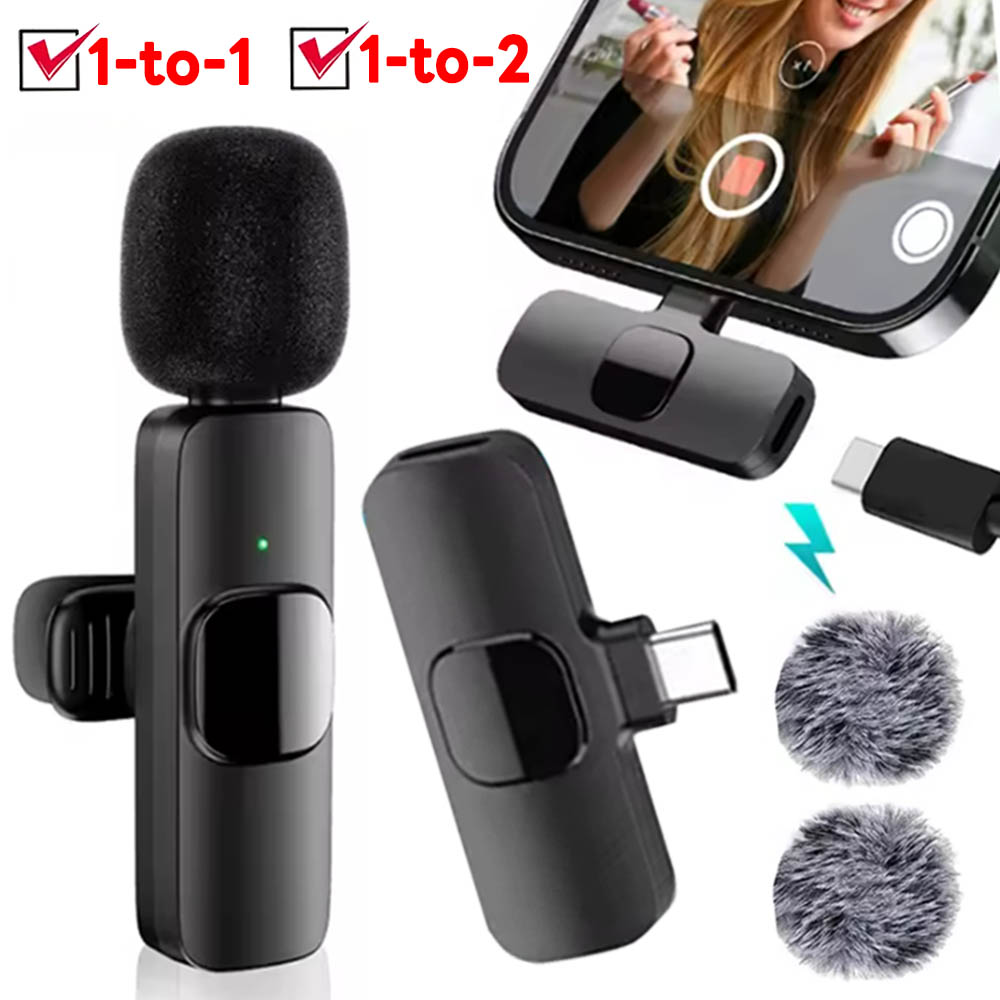 Type C Adapter - 1to2 1to1 Mini Audio Video Recording
