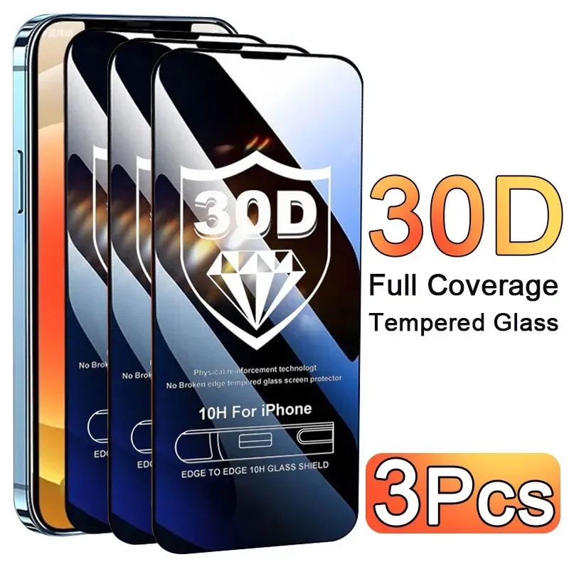 Phone Accessories Usa - 3PCS Glass Protector Phone Case for