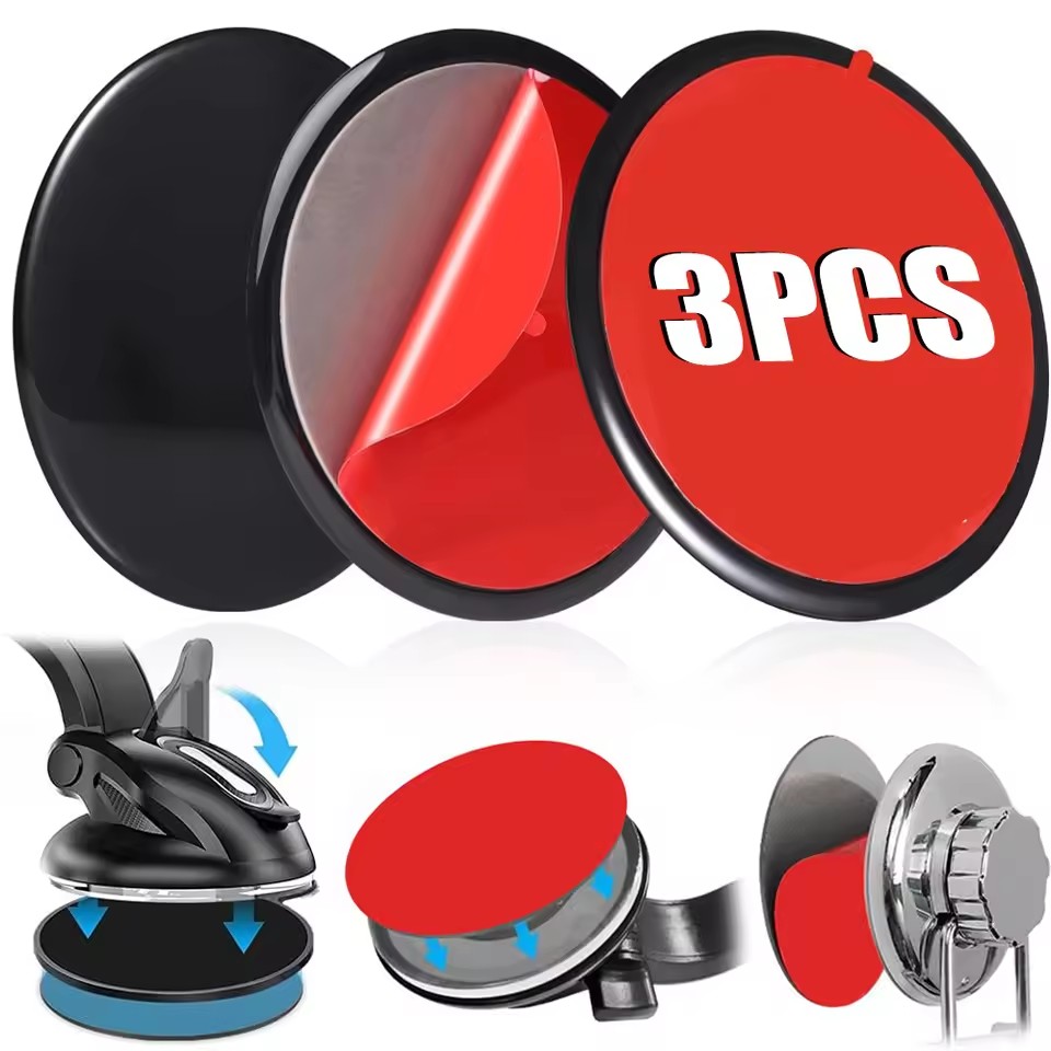 Phone Accessories - Universal Dashboard Adhesive Sticky Pad Set