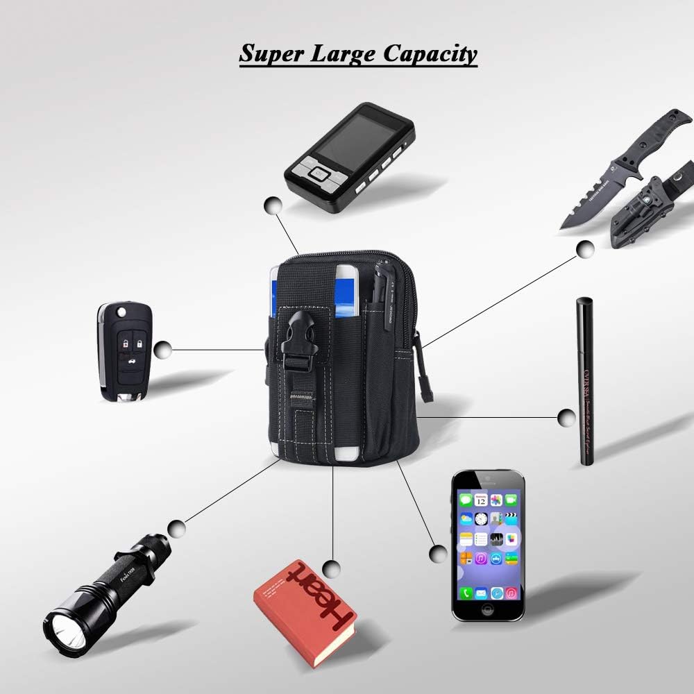 Tactical Molle Belt Pouch Mili - огляд і ціна Phone Accessories