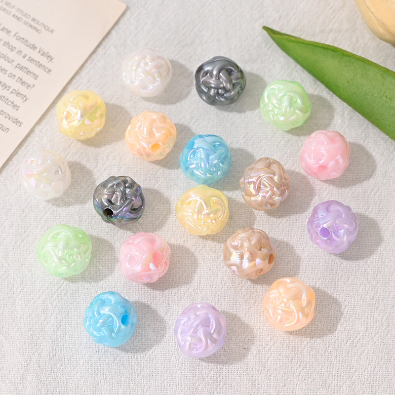 10Pcs Acrylic Yarn Ball Beads, - огляд і ціна Phone Accessories Beads