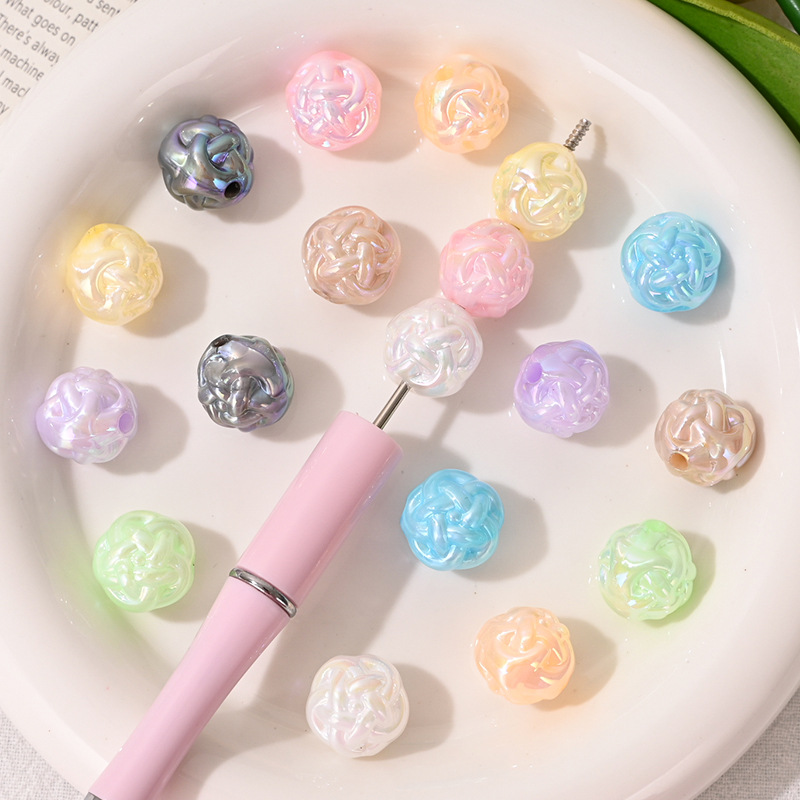 10Pcs Acrylic Yarn Ball Beads, - огляд і ціна Phone Accessories Beads