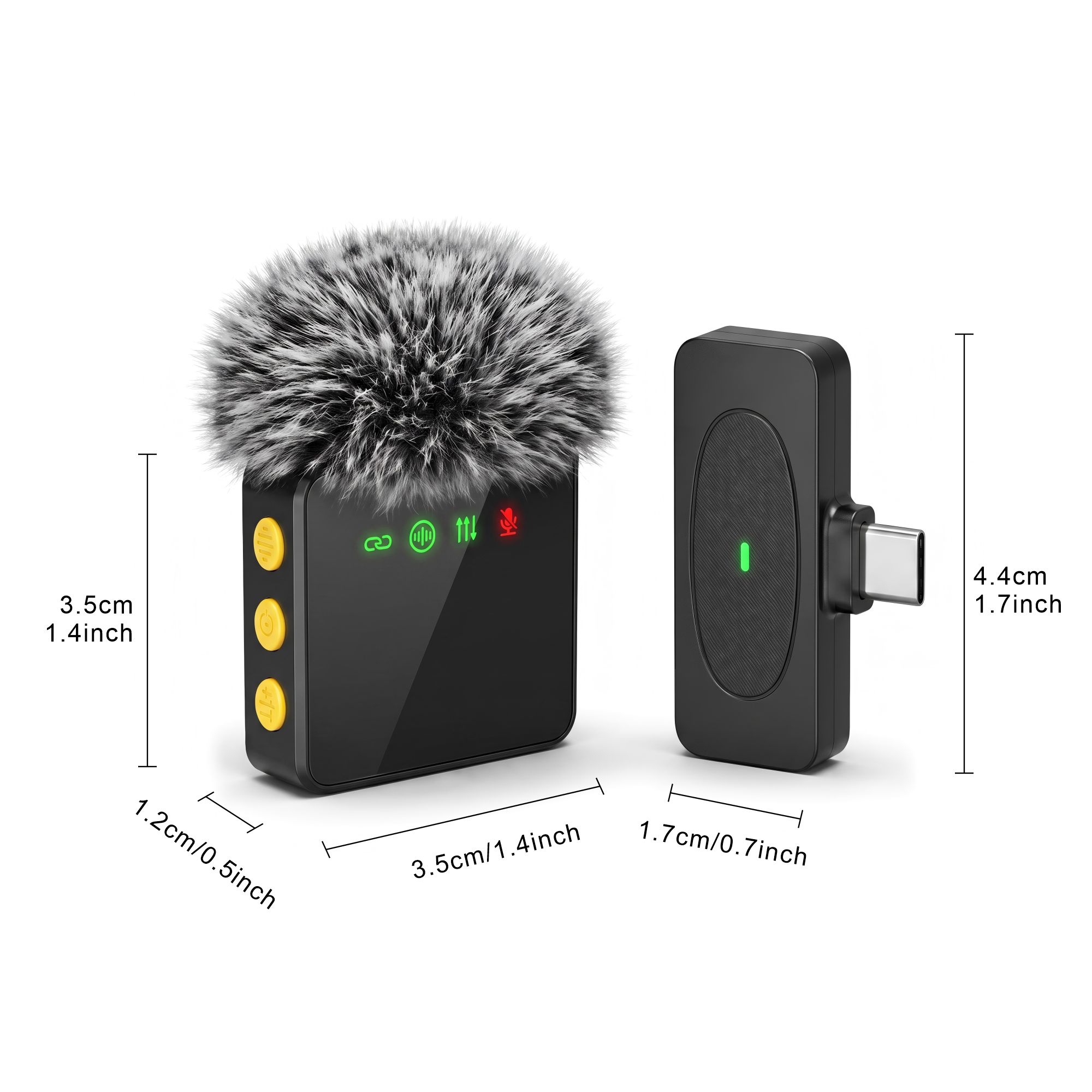 New Wireless Lavalier Micropho - огляд і ціна Type C Adapter