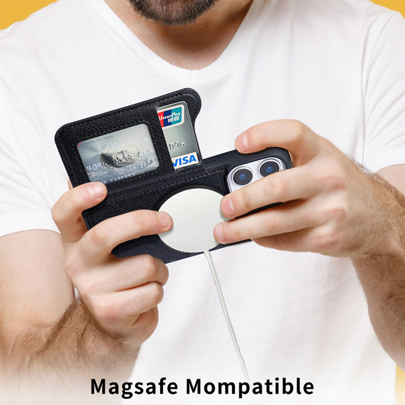 For Magsafe Magnetic Flip Leat - огляд і ціна Phone Accessories Hippers