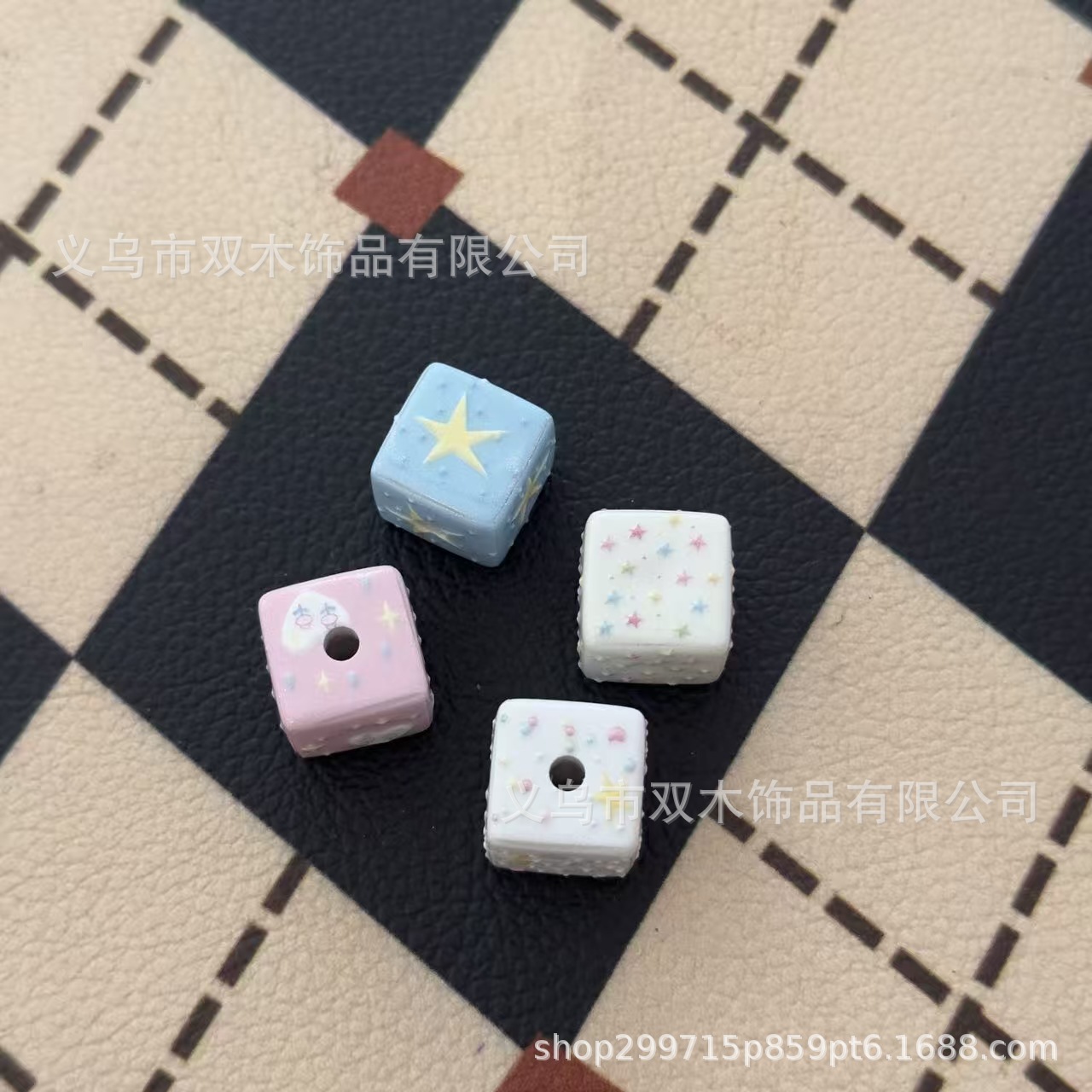 10pcs 14mm printed relief rain - огляд і ціна Phone Accessories Beads