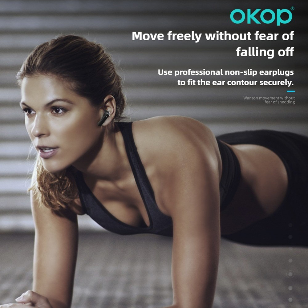 OKOP AI Headset,Wireless Bluet - огляд і ціна Type C Adapter