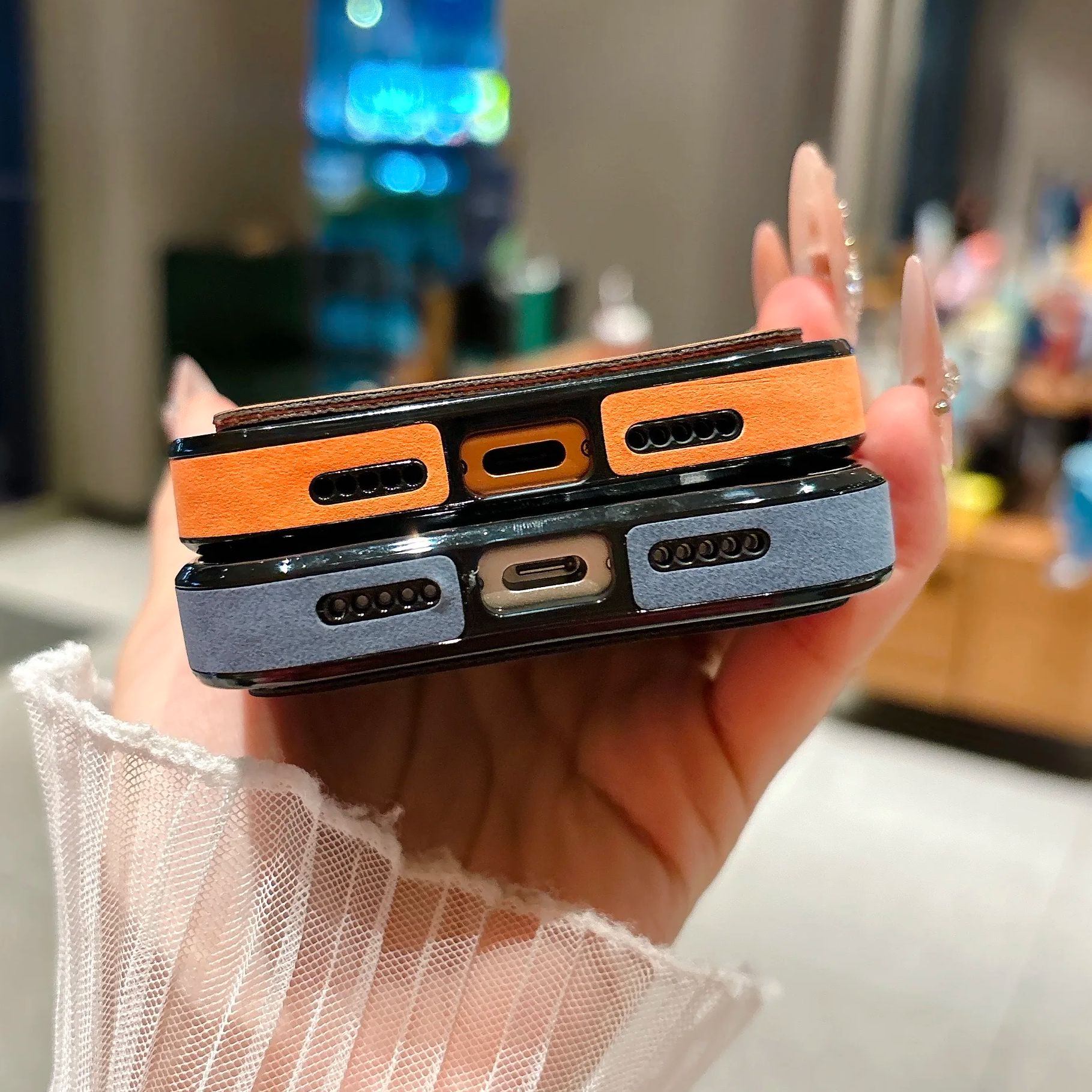 Wallet Card Holder Suede Leath - огляд і ціна Phone Accessories Hippers