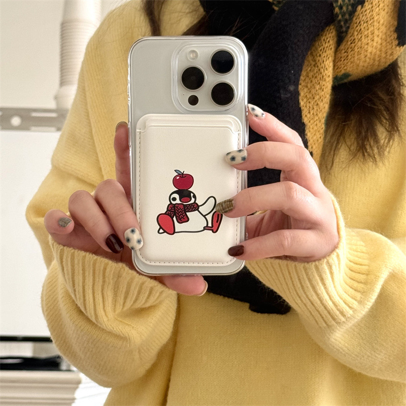 Cute Cartoon PU Leather Magnet - огляд і ціна Phone Accessories Cute