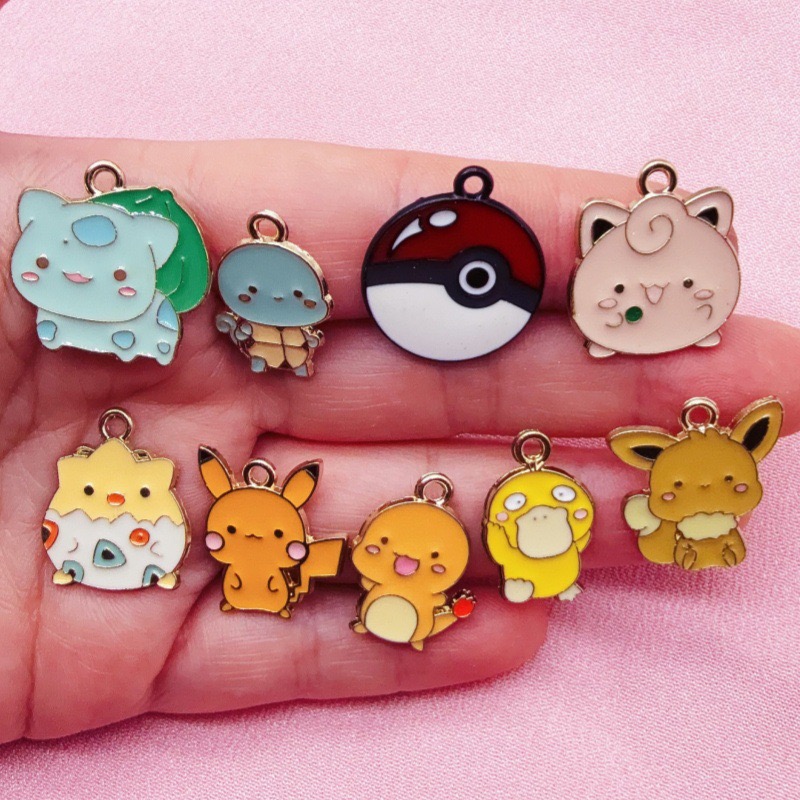 10pcs Cartoon Drip Oil Jewelry - огляд і ціна Phone Accessories Usa