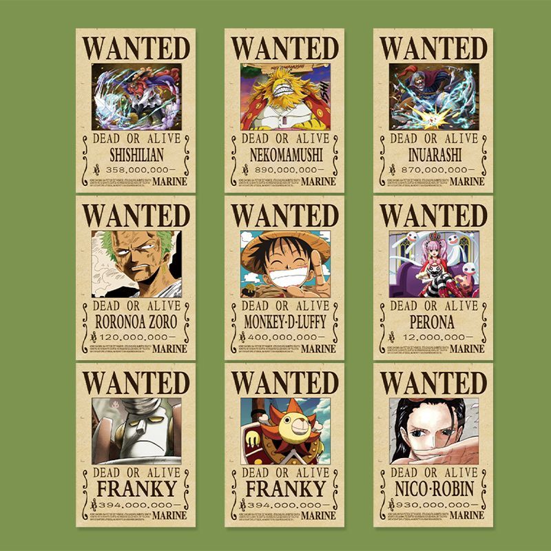 140pcs One Piece Bounty Sticke - огляд і ціна Phone Accessories Poster