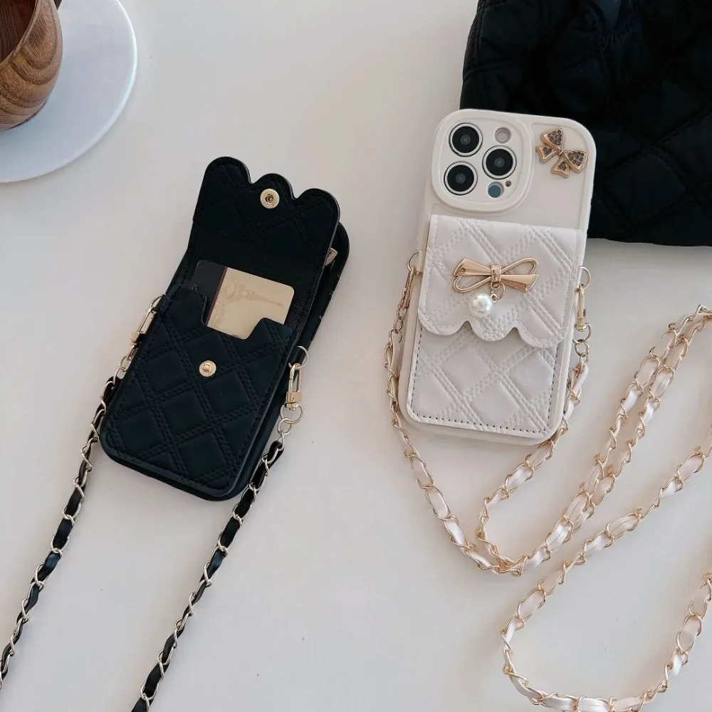 3D Bowknot Crossbody Card Hold - огляд і ціна Phone Accessories Hippers