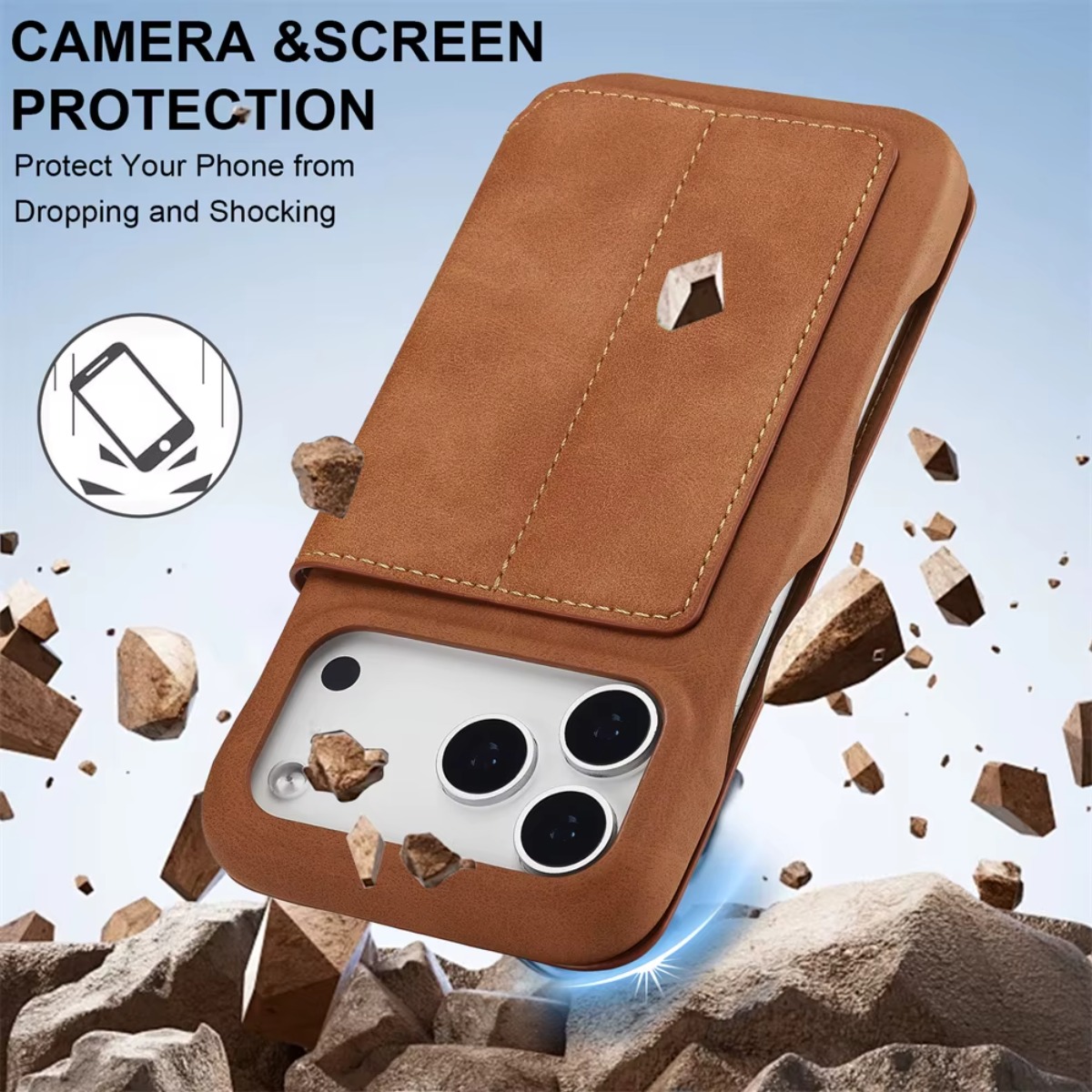 Leather Wallet Magnetic Flip C - огляд і ціна Phone Accessories Hippers