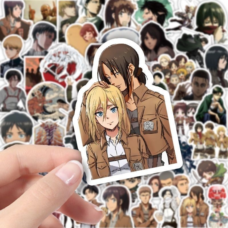 60Pcs Attack on Titan Anime St - огляд і ціна Phone Accessories Cute