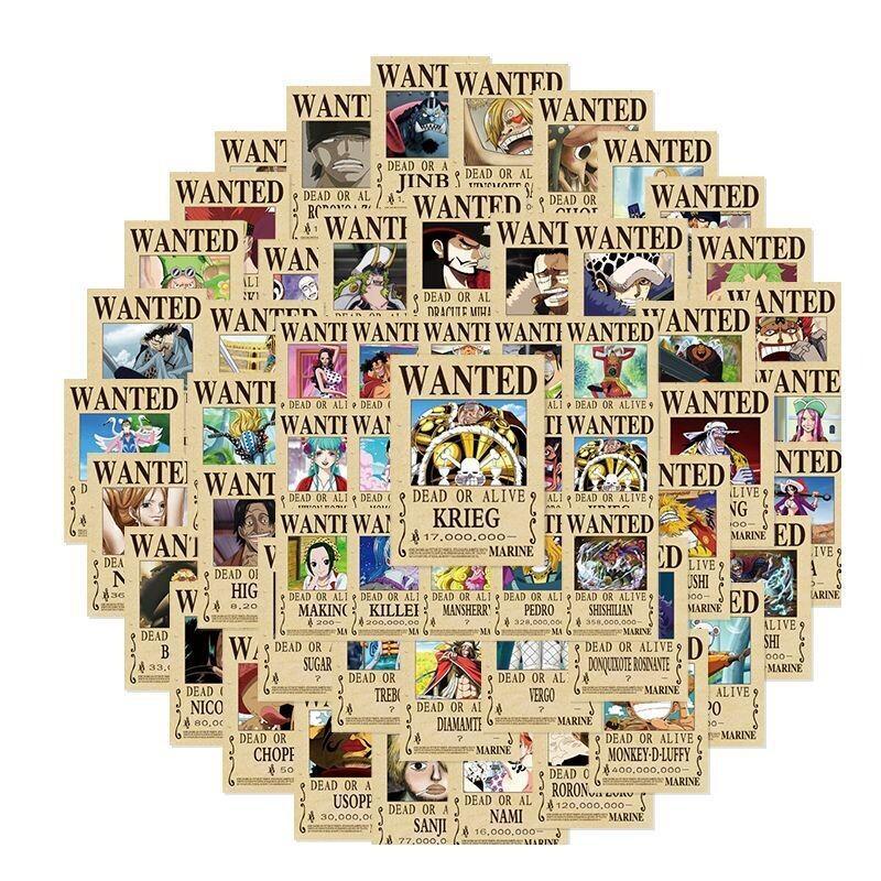 One Piece Sticker 140Pcs Wante - огляд і ціна Phone Accessories Poster