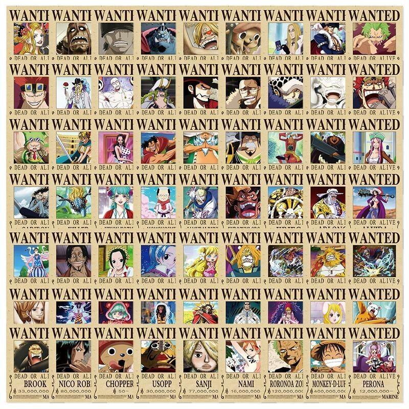 One Piece Sticker 140Pcs Wante - огляд і ціна Phone Accessories Poster