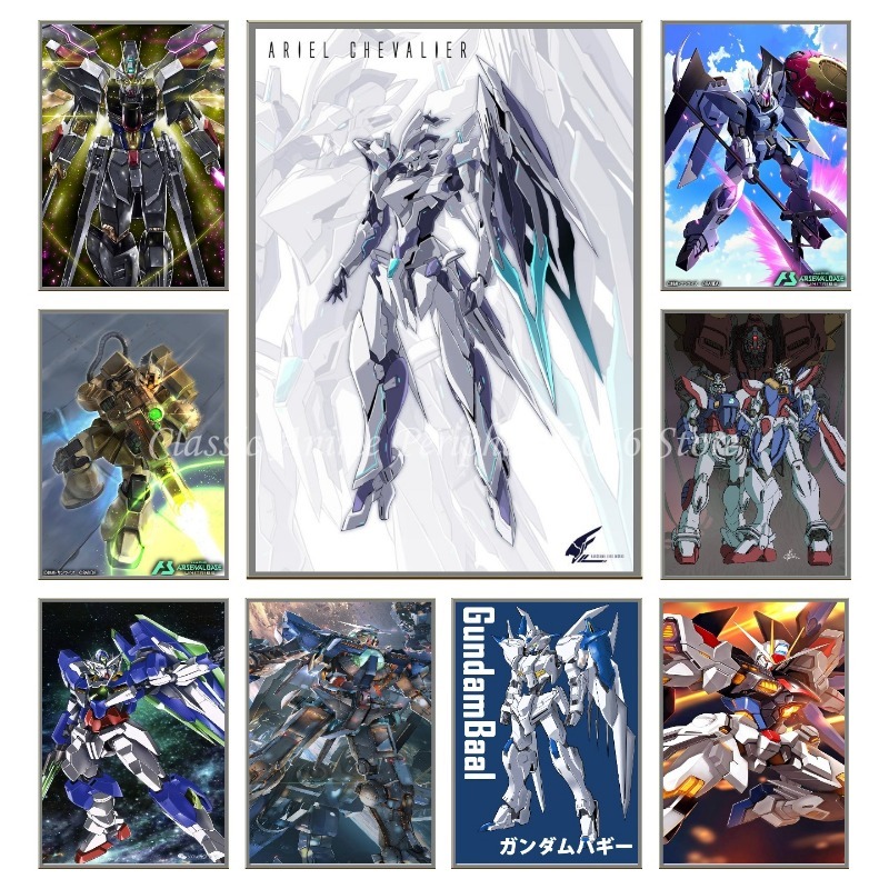 BANDAI Anime Phone Set Gundam  - огляд і ціна Phone Accessories Poster