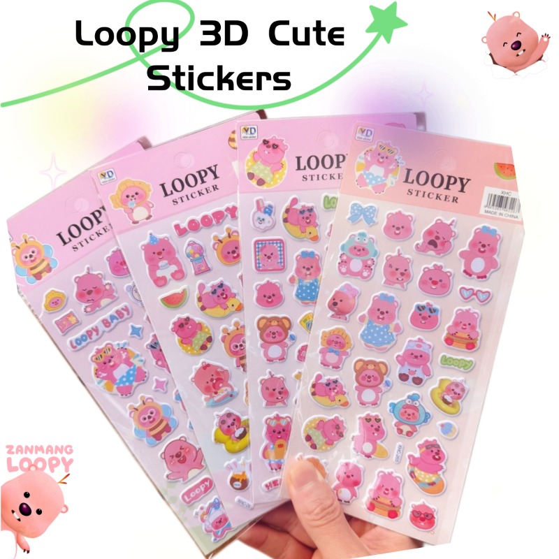 New Pororo Anime Cute Loopy 3D - огляд і ціна Phone Accessories Cute