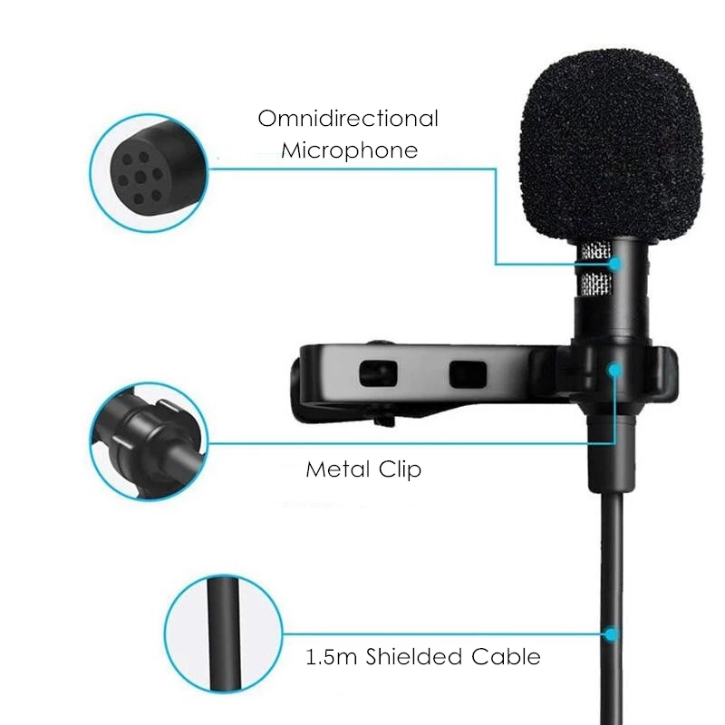 1.5m Mini Portable Lavalier Mi - огляд і ціна Type C Adapter